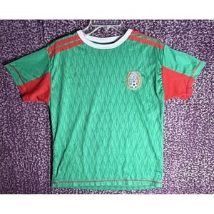 Mexico National Team Soccer Jersey Green Red No Size Tag Men's